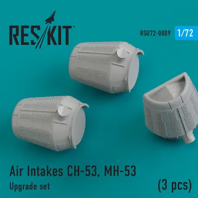 Reskit RSU72-0009 - 1/72 – Air Intakes CH-53 MH-53 (3 Pcs) Upgrade Set • $22.31