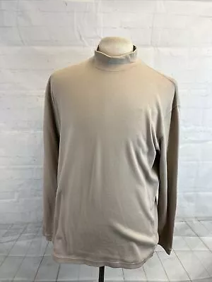 FALL/WINTER Joseph Abboud Men's Beige Solid Mock Neck Sweater L $98 • $20.03