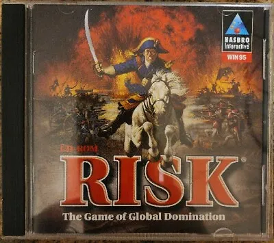 Vintage RISK The Game Of Global Domination PC CD-ROM Win 95 W/ Manual HASBRO • $14.05