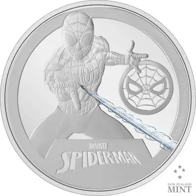 2023 Niue Marvel Classic Superheroes Spider-Man 1oz Silver Proof Coin • $98.94