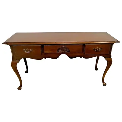 $1196 • Buy Vintage Sofa Table By Thomasville Furniture Three Drawers Chippendale  