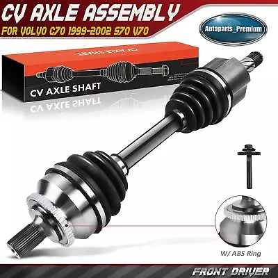 Front Driver Side CV Axle Assembly For Volvo C70 99-02 S70 99-00 V70 2.3L 2.4L • $56.99