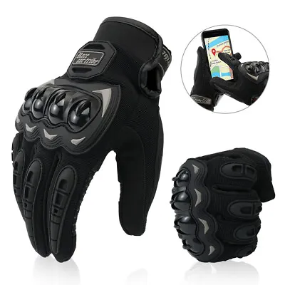 Motorcycle Gloves Full Finger For Women Men Touch Touch Screen Dirt Bike Gloves • $18.69