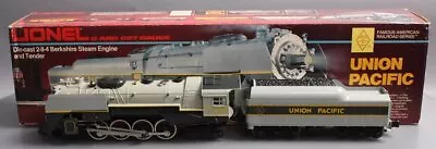 Lionel 6-8002 O Gauge Union Pacific Berkshire 2-8-4 Steam Locomotive & Tender LN • $222.19