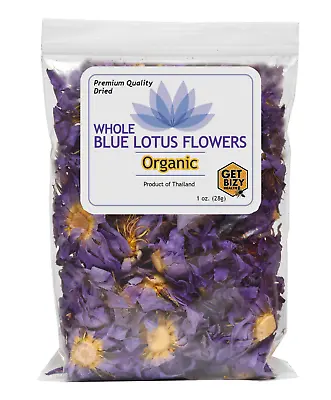 Egyptian Blue Lotus Flowers (Nymphaea Caerulea) 28g (1oz) Ships From ATL • $13.98