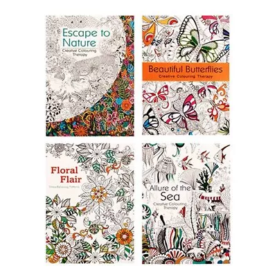Adult Colouring Books A4 Size Fun Relaxing Mindfulness Anti Stress Pattern Sea • $8.25