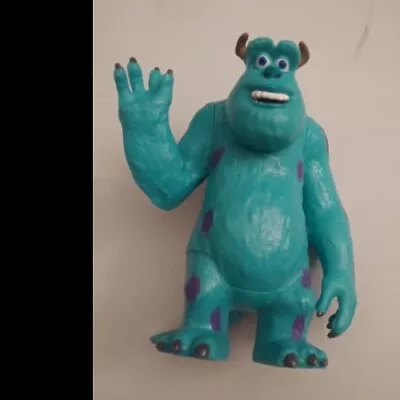 Monsters Inc. SULLY Toy Disney Pixar Action Figure 4  Heavy Vinyl Monster • $11.95