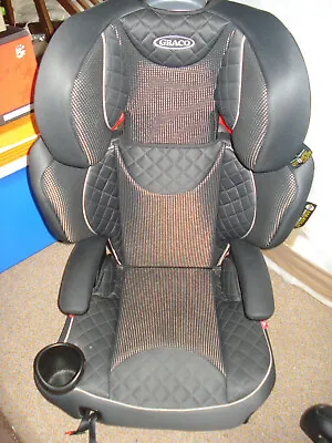 £20 • Buy Used! Graco Affix High Back Booster Car Seat With ISOCATCH Connectors, Group 2/3
