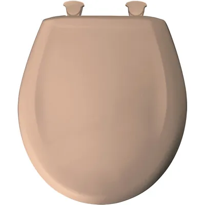 Bemis 200SLOWT-048 Round Solid Plastic Slow Close Toilet Seat - Kohler Suez Tan • $199