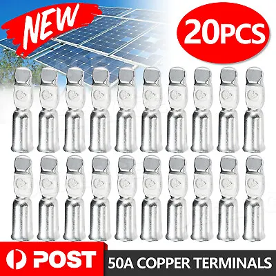$9.35 • Buy 20 X Anderson Plug Contacts Pins Lugs Terminals For 50 Amp Connectors 6AWG AU