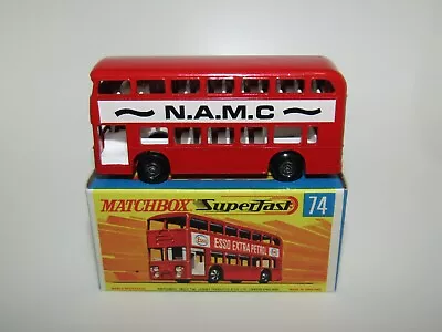 Matchbox Superfast No 74 Daimler Bus Rare NAMC The Miniature Vehicle MIB • £175