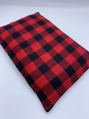$22.95 • Buy Corn Heating Pad Hot Cold Packs Corn Bag Wrap Therapy Large Red Plaid Flannel