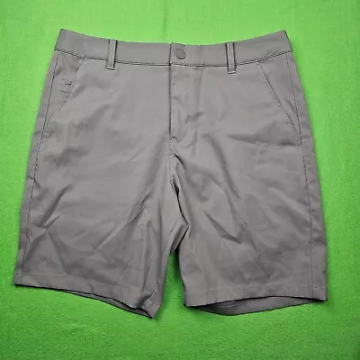 Puma Dealer Golf Shorts Men's Size 32 Gray Chino Performance Casual Comfort • $28.66