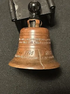 1893 Columbian World's Fair Exposition Chicago Souvenir Bell Metal • $95