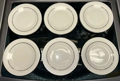 FRANCISCAN Masterpiece 1970's Set Of 6 Moon Glow 6 1/4  Bread Plates VINTAGE • $39.95