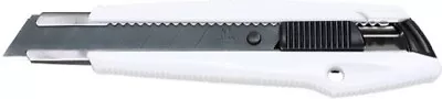 NT Cutter Heavy Duty Thick Black Blade Knife 18mm L-Type MNCR-L1R White Japan • $13.98