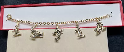 Disney - The Van Dell Collection - Goofy Charm Bracelet  • $50