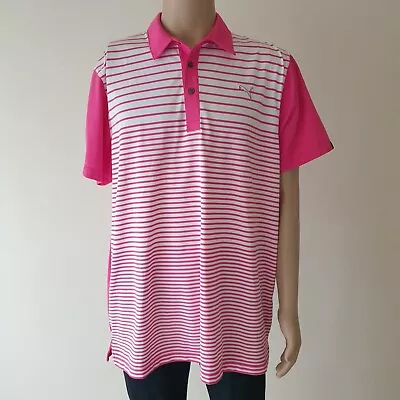 $45 • Buy Puma Pink Golf Polo Mens 2XL