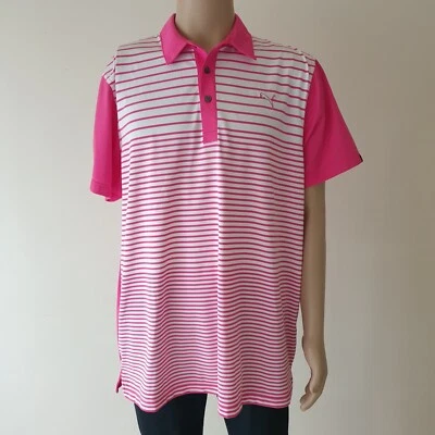 $45 • Buy Puma Pink Golf Polo Mens 2XL