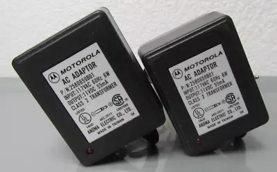 LOT OF 2 OEM AC Adapter Motorola SPIRIT MV12C SP21 MV11C MU21CV MV21CV MV22CV • $15.75