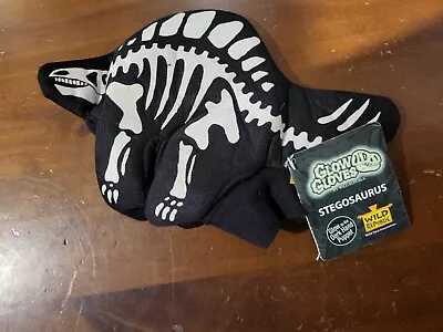 Wild Republic 2008 Glow Glove Stegosaurus Dinosaur Hand Puppet - Tags Attached  • $20.50