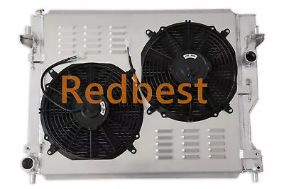 ALUM 3 Row Radiator Fan Shroud For 2005-2014 Ford Mustang 3.7L 4.0L 4.6L 5.0L 07 • $164.99