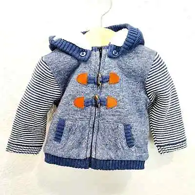 Mayoral Newborn Faux Sherpa Lined Jacket 2-4 Months • $21.79