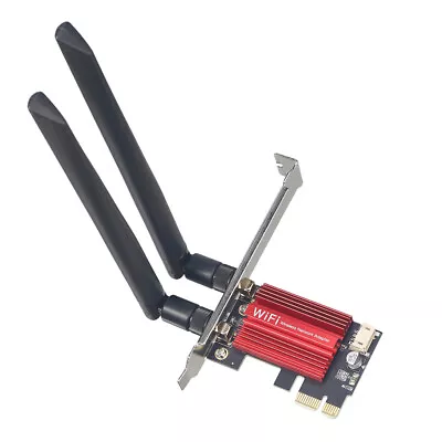 WiFi 6 For Desktop PC PCIe WiFi Card Dual Band Bluetooth 4.0 Network Adapter US • $17.96