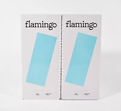 2 Kits Flamingo By Harry's BODY WAX Each Contains 24 Strips + 6 Post-Wax Cloths • $17.50