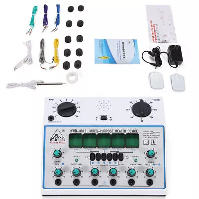 KWD-808 Electro Acupuncture Stimulator Therapy 6 Channel Acupuncture Machine NEW • $97.85