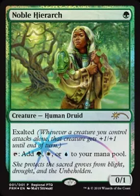 Near Mint X 1 Noble Hierarch - RPTQ Magic Promos - FOIL • $35.99