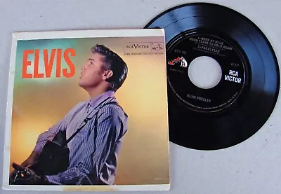 Elvis Presley EPA-992 RARE DOS LABEL With Original NO BANNER PIC SLEEVE • $169