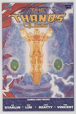 Thanos Quest 2 Marvel 1990 NM+ 9.6 1st Jim Starlin Ron Lim Infinity Gauntlet • $16.50