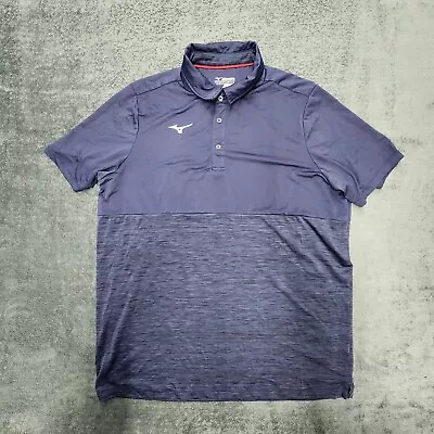 Mizuno USA Men's Blue Golf Polo Shirt Size XL • $22.95