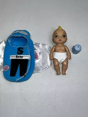 Zapf Creation BABY BORN SURPRISE Mini Doll CLOTHED 4.5  EUC Accessories Inc • $11.98