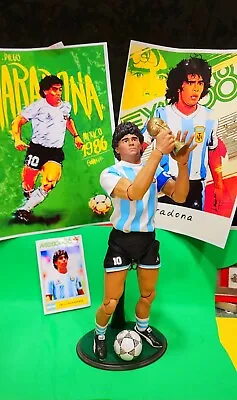  Custom 12  Of Diego Maradona Soccer Figure 1/6 Scale  Legend Of Argentina • $229