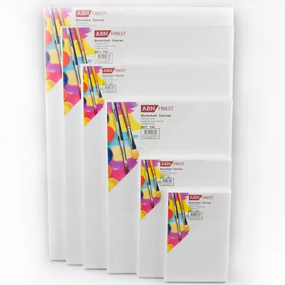 Extra Large Blank Artist Canvas Art Plain Painting Board Big Stretched Framed • £11.99