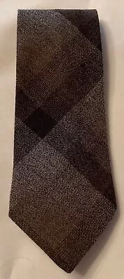 Vintage St. Michael 100%  Wool Tie—Gold/Brown Made In UK  #514 • $9.99