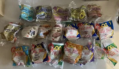 McDonalds Happy Meal Disney Toys Vintage Sealed Lot Of 19 Mickey Pooh Snow White • $25
