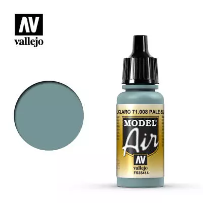 Vallejo 71008 Model Air Pale Blue Acrylic Paint 17ml - US • $3.50