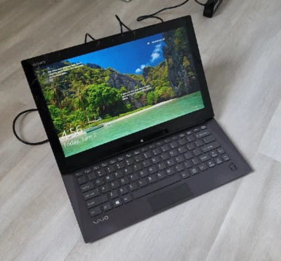$6.50 • Buy Win 10 SONY VAIO DUO 13 Core I5-4200U 4GB SSD 128GB 13.3  -PARTS OR REPAIR