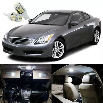 15 X Bright White LED Light Interior Package Kit Deal Best For G37 2008 - 2013 • $23.99