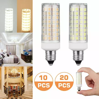 10pcs E12 Candelabra LED Bulb C7 9W 110V 102Led 2835SMD Lamp Ceiling Fans Light • $9.48