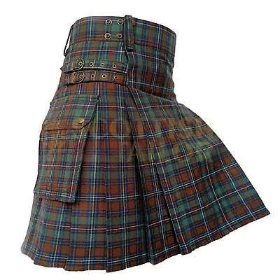 Handmade Traditional County Kerry Tartan Utility Kilt Deluxe Kilt Custom Kilt • $60