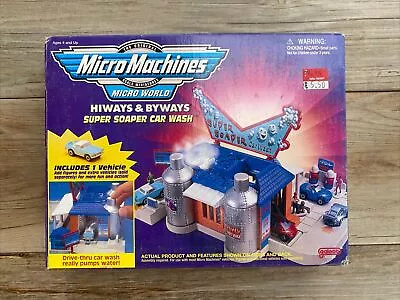 Micro Machines Micro World!! Hiways & Byways Super Soaper Car Wash!! • $0.99