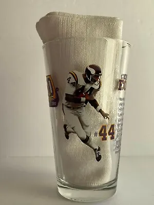 Miller Lite NFL MN Vikings 50 Years Of Greatness Beer Glass Chuck Foreman #44 • $29.95