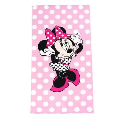 Minnie Mouse Too Cute Beach Bath Pool Towel 27 In X 54 In By Disney • $12.99