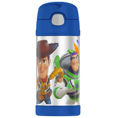 $27.99 • Buy Genuine! THERMOS Funtainer S/S 355ml Vacuum Insulated Beverage Bottle Toy Story!