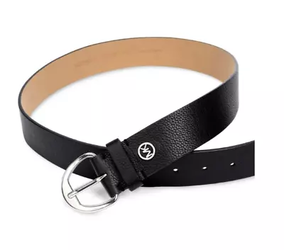 MICHAEL MICHAEL KORS Women's 38 MM Pebble Belt SXL Black NWT $58 • $29.99