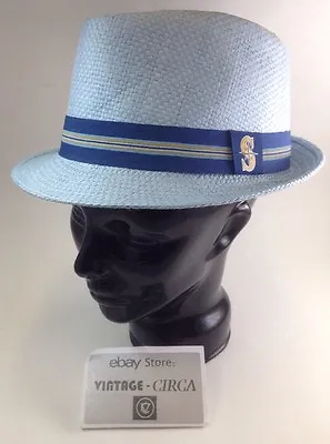 2015 SEATTLE MARINERS Light Baby Blue Hat Cap FEDORA SGA 5/15/15 SGA ADULT *NEW* • $33.99